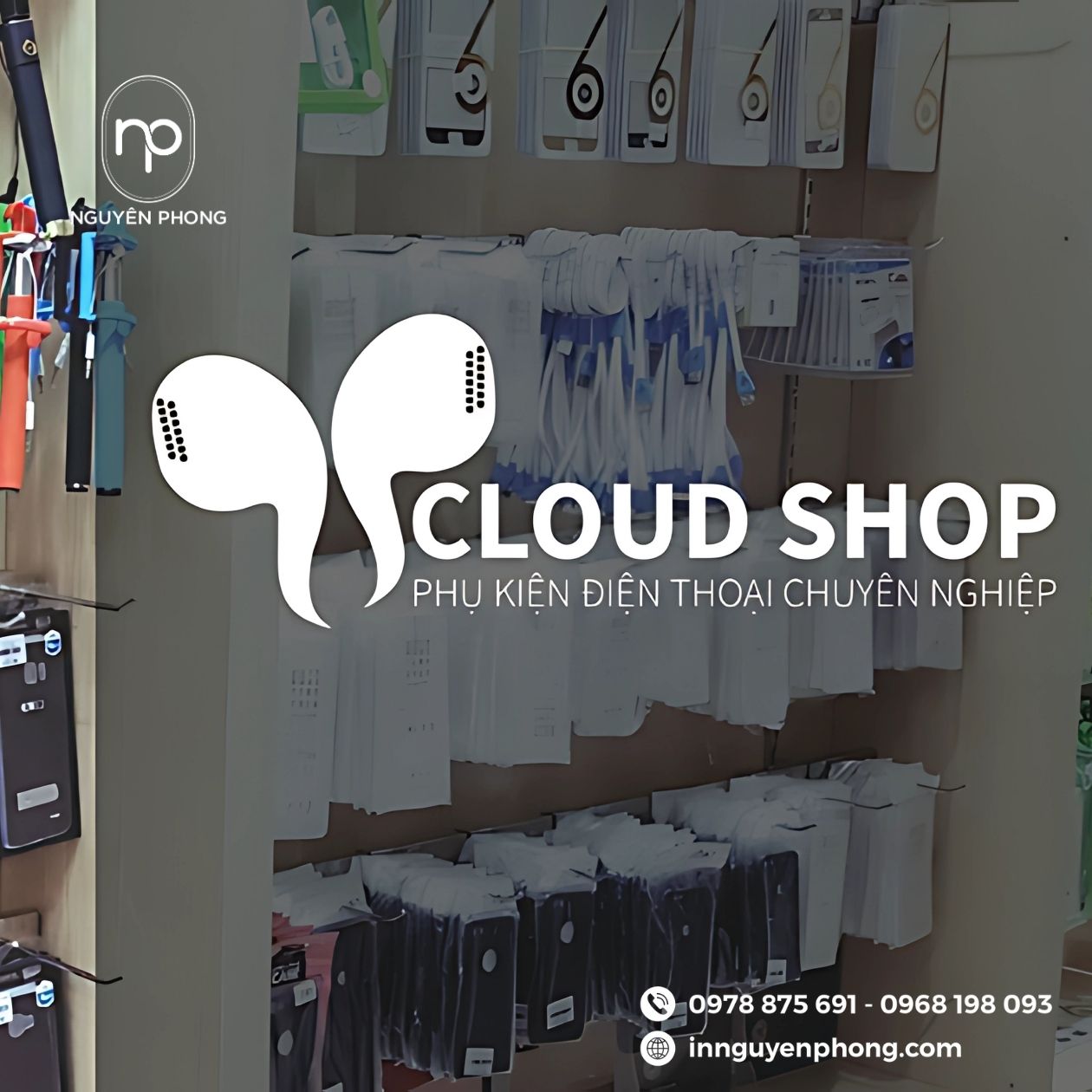 Mẫu thiết kế logo phụ kiện điện thoại 